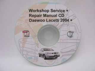 Daewoo Lacetti Workshop Service and Repair Manual CD