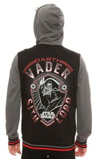 Star Wars Darth Vader Sith Lord Varsity Dark Side Jacket Hoodie