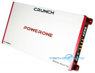 Crunch Power One Series 2000W Class AB 1 Channel MOSFET Car Subwoofer