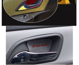 2009 2012 Chevy Cruze Stainless Steel Door Handle Cover Bowl Trim 4pcs