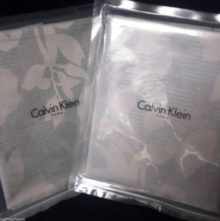 Calvin Klein Haze Crystal 2 Standard Shams New Grey Pillow