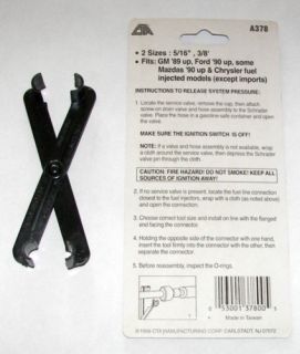 CTA A378 GM Ford Chrysler Fuel Line Disconnect Tool