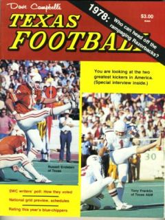 1978 Dave Campbells Texas Football Summer Edition