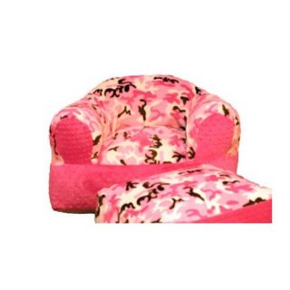 Ozark Mountain Kids Pink Camo Overstuffed Chair 1520G