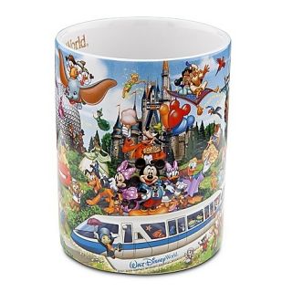 New Disney World Parks Storybook Attractions Large Ceramic Coffee Tea