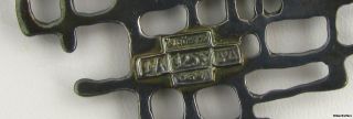 Vintage David Andersen Klotteren Enamel Brooch Sterling Silver Pin C