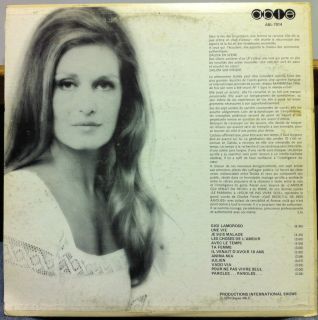 DALIDA une vie gigi lamoroso LP Mint  ABL 7014 Canada French 1974