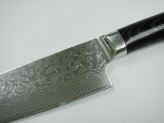 Handmade Damascus Chef’s Kitchen Knife Cloud Pattern