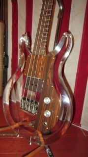 Vintage 1969 Ampeg Dan Armstrong Lucite Bass Guitar See Through EX
