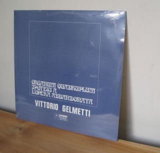  GELMETTI Organum Quadruplum LP SEALED parmegiani marchetti curran mev