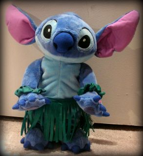 12 Disney Lilo Stitch Dancing Singing Hula Plush Stuffed Animal