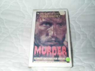 Murder Ultimate Grounds for Divorce VHS Roger Daltrey