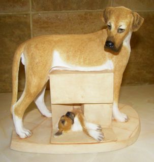 CHARMING LARGE GREAT DANE DOG PUPPY FIGURINE BY SHERRATT SIMPSON 55126