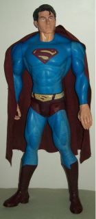 Large 30 TM DC Superman Comic Book Hero Action Figure