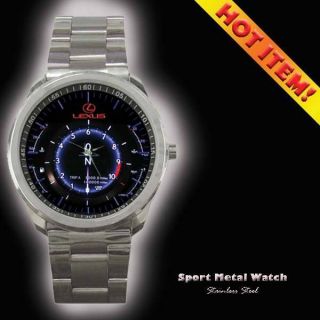 Lexus LFA Speedometer Blue Custom Mens Sport Metal Watch Special Gift