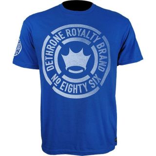 Dethrone Royalty Faded Brand Tshirt Royal Blue UFC MMA