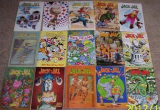 15 Childrens Jack and Jill Magazines Books  Issues July 1991 through