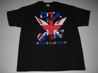 DTA NRA Worldwide UK Black Rogue Status Shirt Tee SS Gun Show Famous
