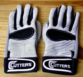 Cutters 017 Football Receiver Gloves Large C Tack Black Green White