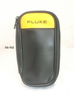 Soft vinyl carry case with inside pocket, belt loop and inside meter