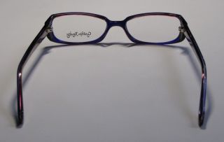 New Cynthia Rowley 287 51 17 135 Purple Crystal Eyeglasses Glasses