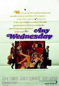 Any Wednesday Jane Fonda Dean Jones 27x41 Original Movie Poster