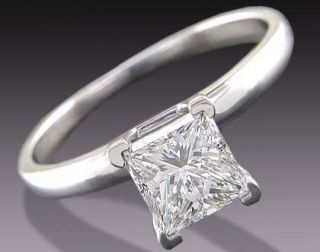 56ct D Princess Cut Diamond Engagement Cocktail Ring