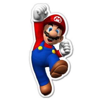 Super Mario Luigi Nintendo Car Decal Sticker 3 x 6