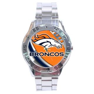 New Denver Broncos Sexy NFL Analog Watch Stainless Steel