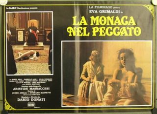 HV04 Joe DAmato Monaca Nel Peccato 6 Orig Poster Italy
