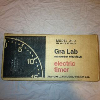 GraLab Model 300 Darkroom Timer New