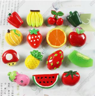 V8168 Home Decorative Cute Fruits Vegetables Freezer Stickers