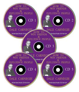 Win Friends and Influence People Dale Carnegie Audio CDs Unabridged