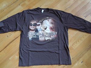 Debbie Harry Official T shirt long sleeve L Necessary Evil Tour