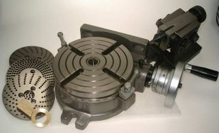 Soba 150mm Rotary Table with Dividing Plates and Tailstock for Milling