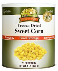  Emergency Survival Food Freeze Dried Non GMO Sweet Corn 16 Oz