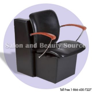 reception retail display salon packages shampoo equipment stools