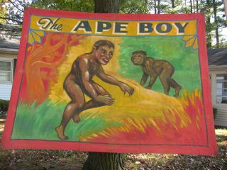 Snap Wyatt Ape Boy Sideshow Banner