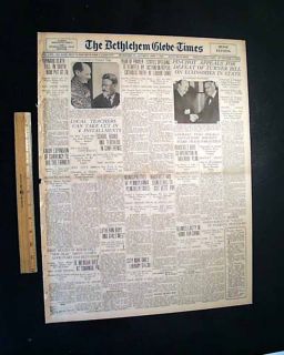 1933 Newspaper JEWISH HOLOCAUST Begins w/ Nazis German BOYCOTT JEWS J