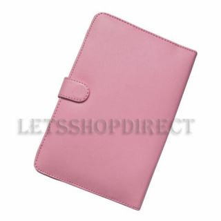 Dell Streak 7 Pink Synthetic Leather Case Cover Jacket