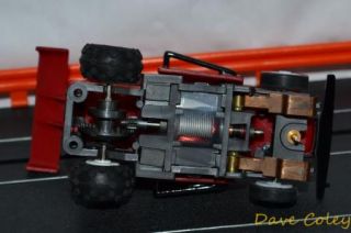  Tomy Turbo Hopper No 27 Deep Red HO Slot Car Micro Scalextric