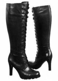 Ralph Lauren Floriane Womens Heel Laceup Tall Boot $198