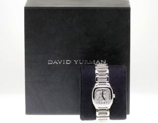 David Yurman Ladies Stainless Steel Diamond Dial Watch