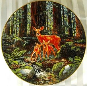 Hackett Collector Plate Forest Alert by David Smith