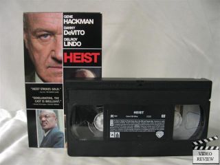 Heist VHS Gene Hackman Danny DeVito Delroy Lindo 085392132133