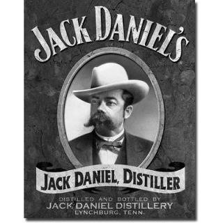 Jack Daniels Portrait Metal Tin Sign