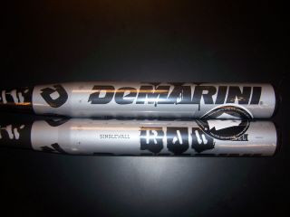 NEW 2012 DeMarini Raw Steel ASA Slow Pitch Softball Bat WTDXRAW 34 28