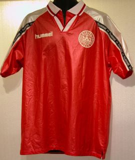 for sale here is a very rare hummel denmark football top as you can