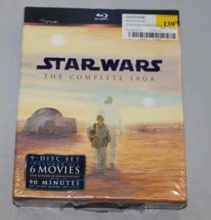 This Star Wars DVD (The Complete Saga) Blu Ray 9 Disc Set is Brand New
