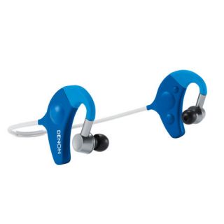 Denon Exercise Freak AH W150 Bluetooth Sports Headphones Blue Open Box